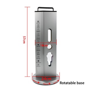 แท่นวางโชว์ล็อคประตูดิจิตอลอัจฉริยะ Glomarket รุ่น 6068 ทำจากอลูมิเนียมอัลลอยด์ แบบหมุนได้ สำหรับล็อคประตูด้วยลายนิ้วมือ ใช้ได้กับประตูไม้ - Product Image 2