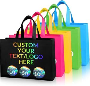 Sac fourre-tout personnalisé avec votre logo - Sacs de courses réutilisables en non-tissé personnalisés, sacs d'affaires (horizontaux) - Product Image 1