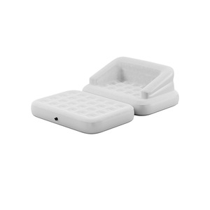 Canapé gonflable double épaisseur, portable, rectangulaire, matelas de camping gonflable - Product Image 1