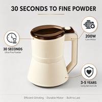 Moulin à épices électrique 300g en gros pour usage domestique, machine à café et mini-blender
