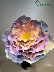 Flor de Papel EVA Grande, Decoración de Arte Floral, Escena de Boda, Hermosa Exhibición, Papel Espuma Degradado Hecho a Mano, Artificial - Product Image 3