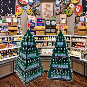 ชั้นวางเมล็ดกาแฟแบบกระดาษแข็งสำหรับขวดถั่วห้างสรรพสินค้า - Product Image 4