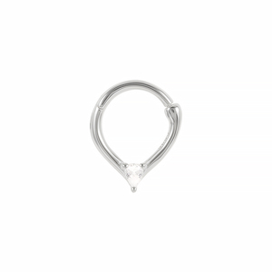 ROXI - Aros de Plata de Ley 925 con Gotas de Agua y Circonitas para la Nariz, para Mujeres y Niñas - Product Image 2