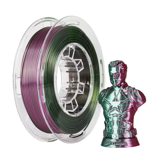 เส้นใยพิมพ์ 3 มิติ R3D Silk Rainbow Dual Filament 250 กรัม PLA 1.75 มม. ความคลาดเค<span class=keywords><strong>ล</strong></span>ื่อน 0.02 มม. สำหรับเครื่องพิมพ์ 3 มิติแบบ FDM หรือ<span class=keywords><strong>ปากกา</strong></span>พิมพ์ 3 มิติ - Product Image 1