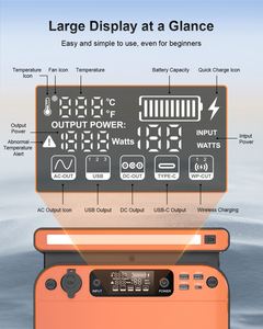 500W UPS Generator <b>Solar</b> Portable Power Supply Station With <b>Solar</b> Panels Lithium Battery - Product Image 6