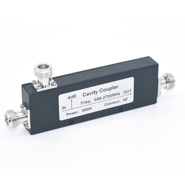 Coaxial Directional RF Coupler 6dB RF DAS Directional Coupler 800MHz 2500MHz LTE 698-2700 MHz