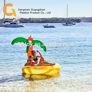 Oceano gioco salotto gonfiabile acqua albero di palma isola galleggiante - Product Image 5