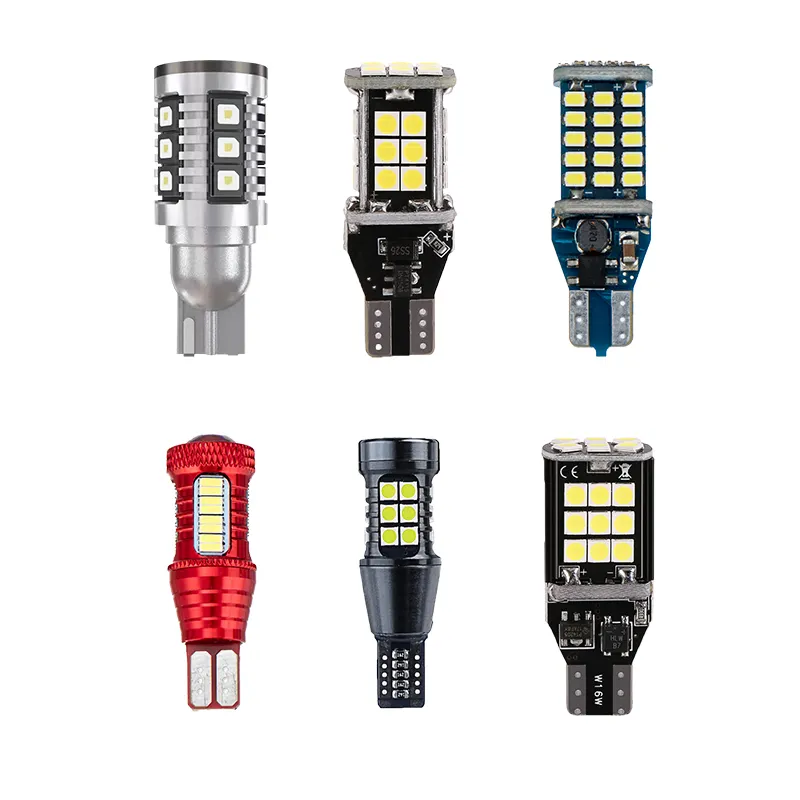 Super Bright T15 Led Canbus W16w Backup Lights 921 White Red Led Bulbs Led Car Reverse Light