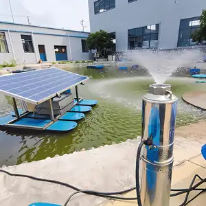 نظام ضخ المياه بالطاقة الشمسية بقوة 72 فولت 600 وات مع نموذج تحكم 4PPSS5.5-50-72-600