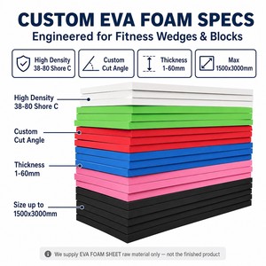 Feuille de mousse EVA en matière première pour fabricants de cale de fitness, matériau de support de charge 20-80 Shore C - Product Image 3