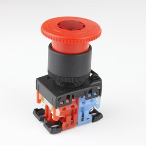 Botón de Paro de Emergencia con Cabeza de Hongo AR22V0L de 22 mm con LED Rojo 1NO 1NC - Product Image 2
