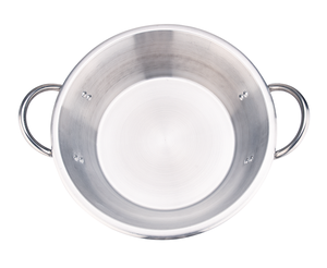 Cazo Grande de Acero Inoxidable de 16 Pulgadas con Fondo de Inducción, Capacidad de 4L, Ligero, Sin Recubrimiento, para Cocinar al Aire Libre y en Campamentos - Product Image 2