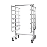 Chariot à fumée pour viande en acier inoxydable 304, chariot à fumée pour saucisses, chariot à fumée à vendre