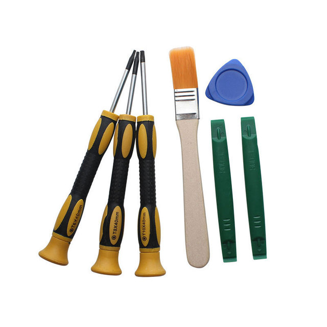 7-in-1 Xbox360 Disassembly Screwdriver Set T6 T8 T10 Alloy & ABS Tool Steel for Game Players