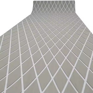 Revêtement de pont de bateau en mousse EVA auto-adhésif 6 mm antidérapant, imitation teck, brun foncé sur noir, 240 cm x 90 cm - Product Image 5