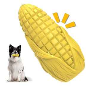 Nuevo diseño de maíz, juguete carnoso para masticar mascotas con sonido <span class=keywords><strong>Natura</strong></span>, cepillo de dientes de goma para <span class=keywords><strong>perros</strong></span>, juguetes y accesorios para masticar molares chirriantes para mascotas - Product Image 6