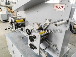 Impresora flexográfica de Etiquetas tejidas de tela automática UGS21, máquina de impresión flexográfica satinada de tejido de logotipo tipo poli - Product Image 6