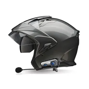 Bone Conduction Helmet Open Face Handsfree Rainproof Smart Motorcycle Helmet Bluetooth Headset For Motorcycle Helmet
