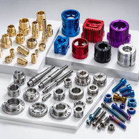 Pièces usinées CNC de précision sur mesure en aluminium, acier inoxydable, laiton, titane, usinage 5 axes, tournage, composants métalliques OEM ODM