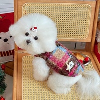Gilet en velours moderne et écologique pour animaux de compagnie, motif animal, en polyester, pour la chaleur, nouvelle année, automne-hiver, mignon, dessin animé, chien, chat