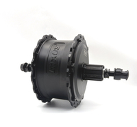 Kit de conversion de moteur de vélo électrique à moyeu à engrenages sans balais à grande vitesse 48V 350W-750W pour vélo à pneus larges, moteur de vélo électrique, roue arrière, entraînement par roue arrière, pour dropout de 175 mm 190 mm