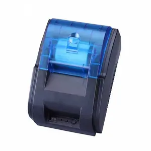 Impressora térmica portátil barata de recibos pos com usb e bt de 58 mm com longa vida útil e operação contínua