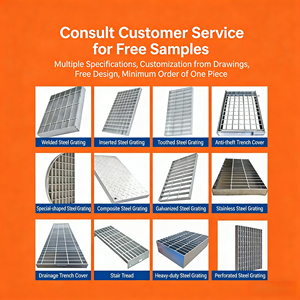 <span class=keywords><strong>Grille</strong></span> de couverture de canal de drainage antidérapante en acier galvanisé à chaud pour passerelle photovoltaïque et matériaux de construction métalliques - Product Image 6