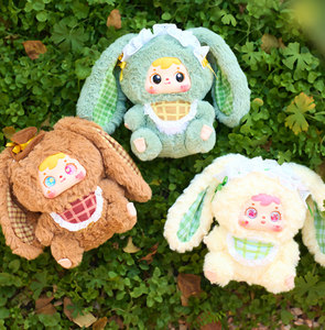 Mao Xiao Tu alla moda di peluche portachiavi figure porcellini e coniglietti in PVC Blind Box ciondoli grande collezione per famiglie - Product Image 1