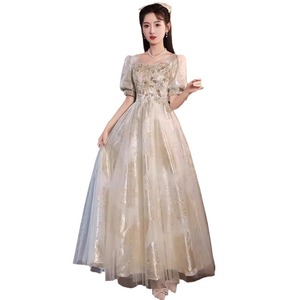 Evening Gown Women's Elegant Sweetheart Neckline Empire Waist Floral Print 3D Patterns Long Dress For Coming Of Age Ceremony - Product Image 5