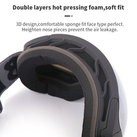 Lunettes de ski magnétiques à double couche anti-buée avec lentille sphérique, protection UV400, lunettes de snowboard pour hommes et femmes