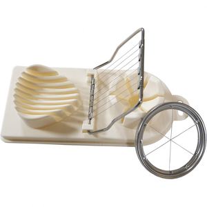 Quality <b>Multifunctional</b> Egg Slicers Stainless Steel Slicer Fancy Splitter Egg Cutting Slicer <b>Cutter</b> - Product Image 2