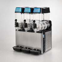Machine à slush glacé, distributeur de smoothies, machine à granita avec réservoirs transparents pour café, bar, restaurant