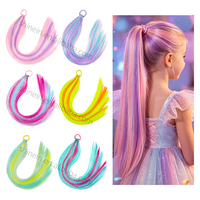 Vente en gros 24 pouces lumineux néon tressage extension de cheveux Ombre Yaki droite synthétique lueur dans les tresses jumbo sombres