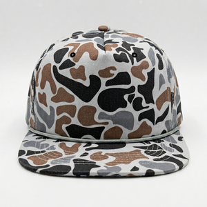 Casquette Snapback à imprimé camouflage, 6 panneaux, réglable, unisexe, style streetwear, casquette de baseball, printemps été, tissu sergé décontracté - Product Image 1