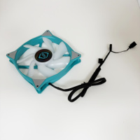 Ventilateur de boîtier CPU à double roulement à billes et à haut débit d'air, ventilateur axial Icegale Xtra 140 mm Teal