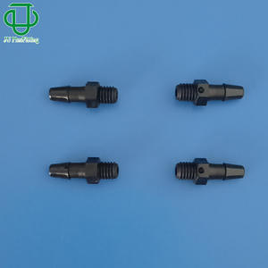 Conector de Manguera de Goma Recto Externo Roscado de 10-32UNF de Plástico PP-Nailon Negro de Alta Calidad para Mangueras de Plomería - Product Image 3