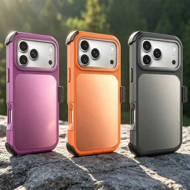Acrylic Phone Cases for iPhone 18 17 16 15 14 13 Pro Max Rugged Kickstand Protective Holster Belt Clip Matte 2 in 1 Back Cover