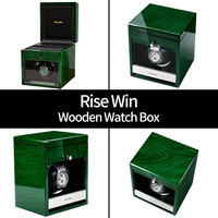 2026 Houten Horloge Winder Hoogglans Verf Automatische Enkele Roterende Luxe Houten Kist China Horloge Drijfveer Winder Onderdelen