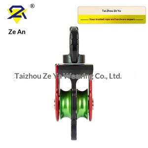 Lève-câble universel à blocage automatique, lève-poids à câble <span class=keywords><strong>coulissant</strong></span>, poulie double rotative - Product Image 2