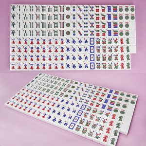JIAMAI Ensemble de Mahjong Américain avec Tuiles en Acrylique 166 Pièces, <span class=keywords><strong>Joker</strong></span> Inclus, Jeu de <span class=keywords><strong>Casino</strong></span> de Collection pour les Passionnés - Product Image 6