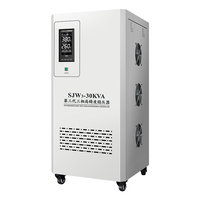 Penstabil Tegangan Otomatis AVR Laris Manis 10kva-30kva Tiga Fasa 220V-400V AC untuk Frekuensi 230V 380V