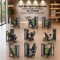 Máquinas de fuerza con sistema de pin SK, juego completo de equipos de gimnasio comerciales para centros de fitness, clubes, hoteles, venta al por mayor