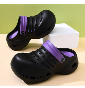 Sandales de plage compensées pour femmes, antidérapantes, respirantes et confortables, idéales pour l'extérieur - Product Image 6