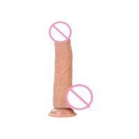 Vente chaude Silicone Gros Godes Pénis Réaliste Vibrateurs Souples Produit Mâle Gode de Sexe pour les Femmes Climax