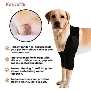 Coussinets de protection pour coudières de chien pour le soutien de la jambe avant du coude <span class=keywords><strong>et</strong></span> de l'épaule canine pour la dysplasie, l'hygroma <span class=keywords><strong>arthrose</strong></span> attelle de coude - Product Image 3