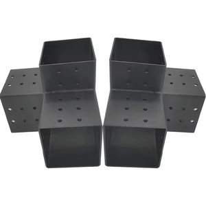 Kit de supports en acier <span class=keywords><strong>pour</strong></span> <span class=keywords><strong>pergola</strong></span> <span class=keywords><strong>d</strong></span>'<span class=keywords><strong>angle</strong></span> à 3 voies 4x4 <span class=keywords><strong>pour</strong></span> <span class=keywords><strong>connecteur</strong></span> en bois - Product Image 2