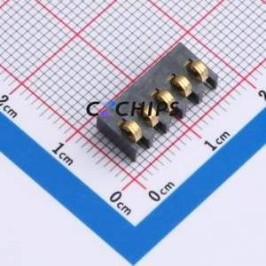 15H725053 Blade/Spring Contact Battery Connector SMD,P=3mm Connector Spring Contact Type 3mm 5P Vertical Mount - Product Image 1