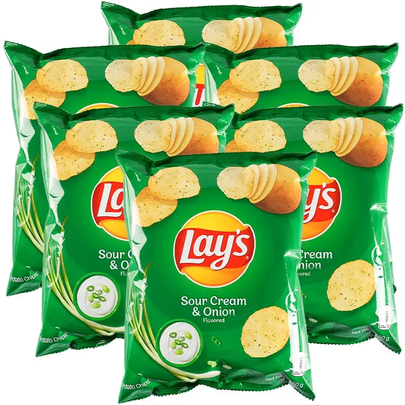 Taiwan Lay 'S Chips 50G Zure Room Ui Smaak Exotische Chips Exotische Snacks Groothandel Legt Chips