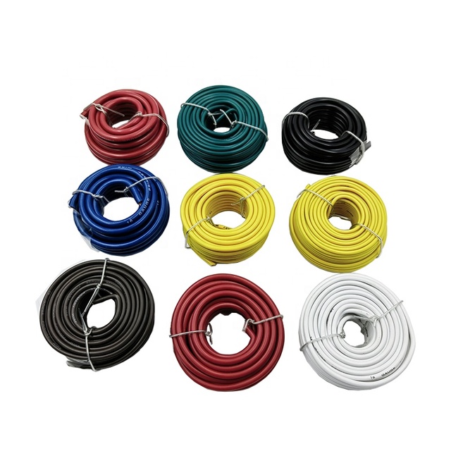 Manufacture 10 12 14 16 18 Gauge AWG Low Voltage Primary Wire 8 12 20 25 100 ft Roll Automotive Single Core Wire