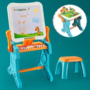 Tekening Speelgoed Tekentafel Blokken Tafel 2 In 1 Studie Bureau Kinderen Educatief Speelgoed Kid - Product Image 1